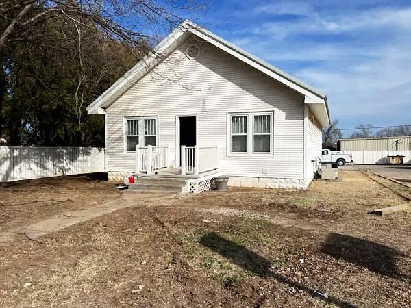 White Cottage Full Demolition — Before — Front Elevation