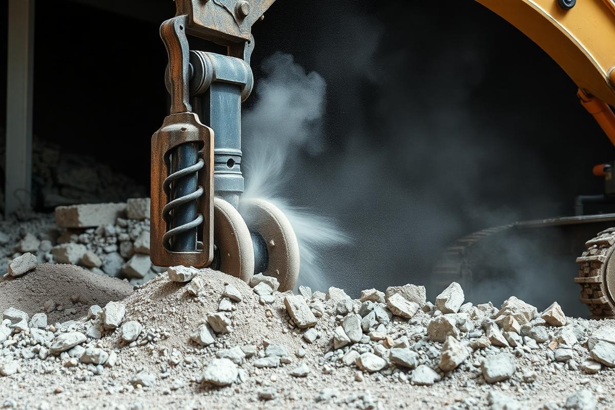 Concrete breakup and removal service