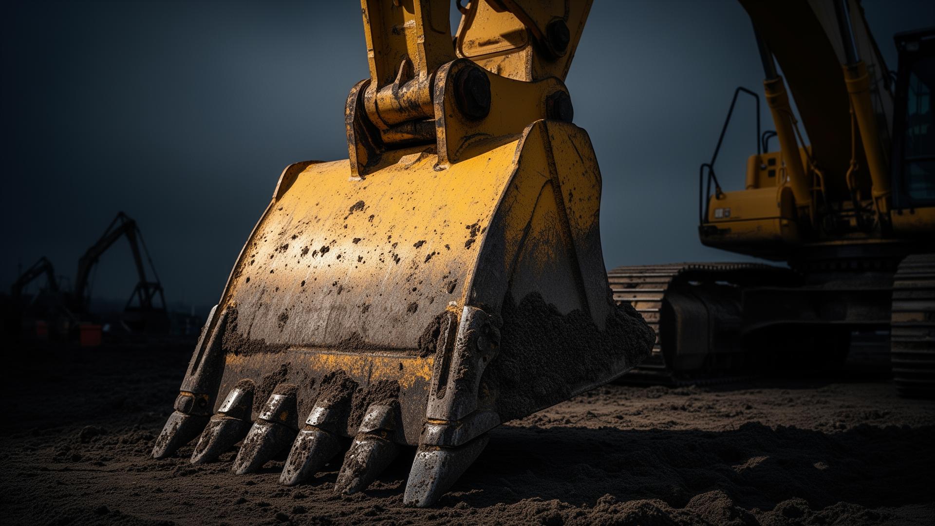 Precision excavation work with heavy equipment