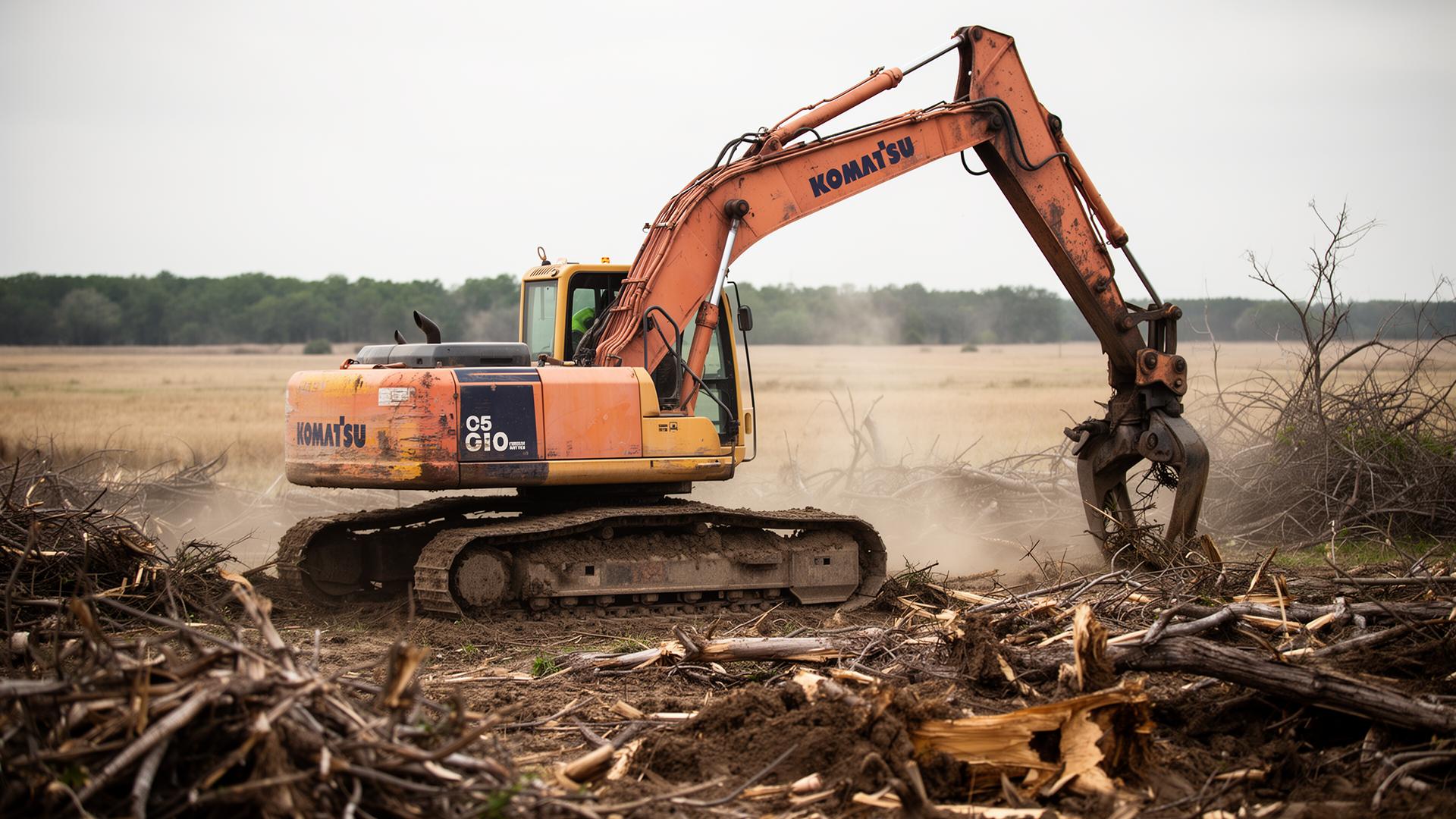 Land clearing and brush removal services