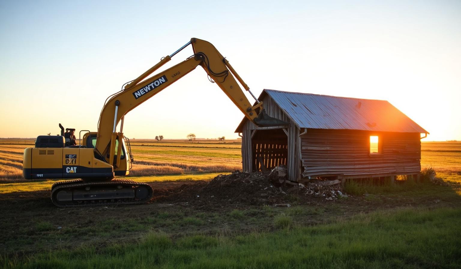 Demolition and excavation services in Newton, Kansas