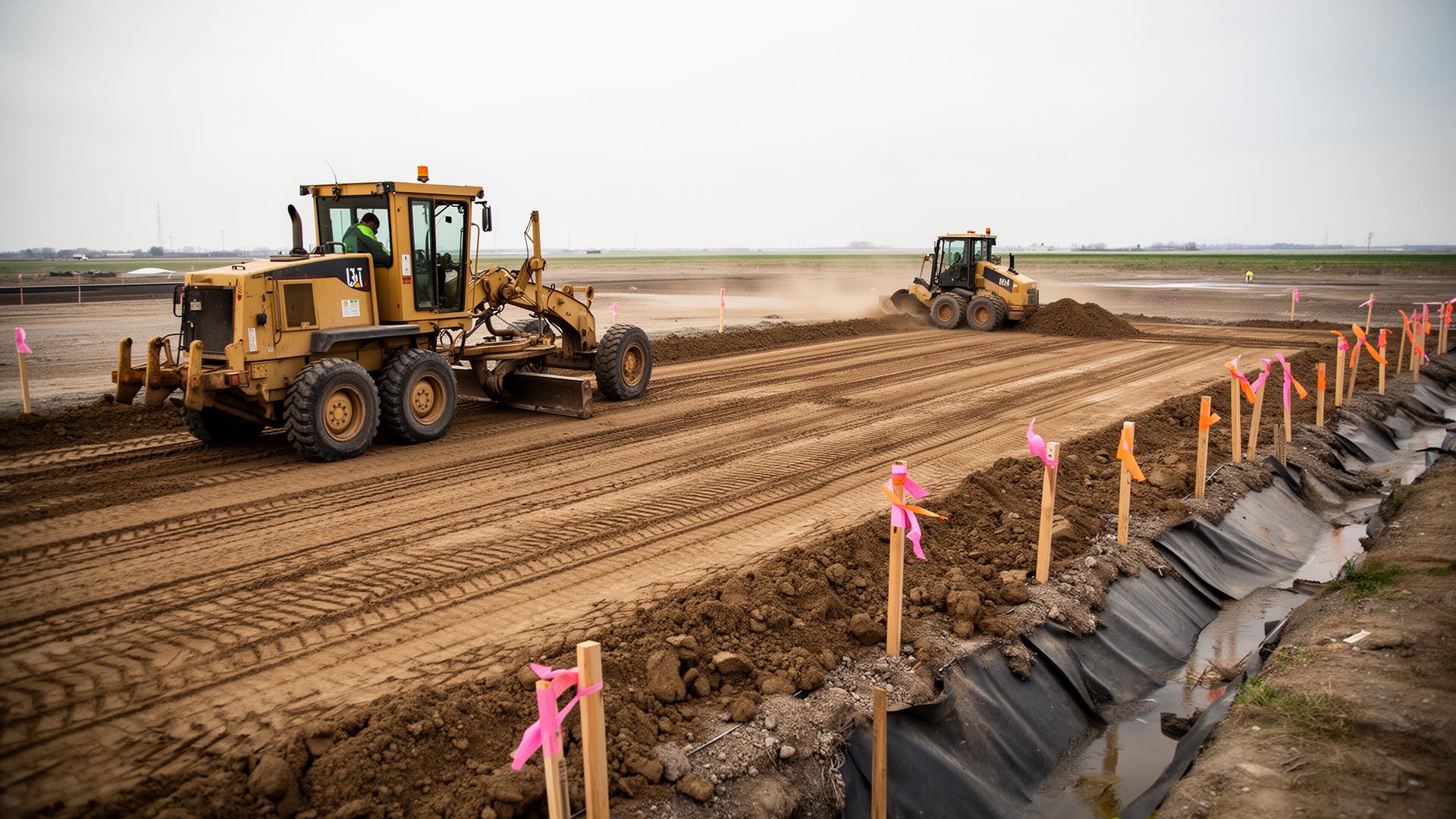 Retail site preparation project in Wichita
